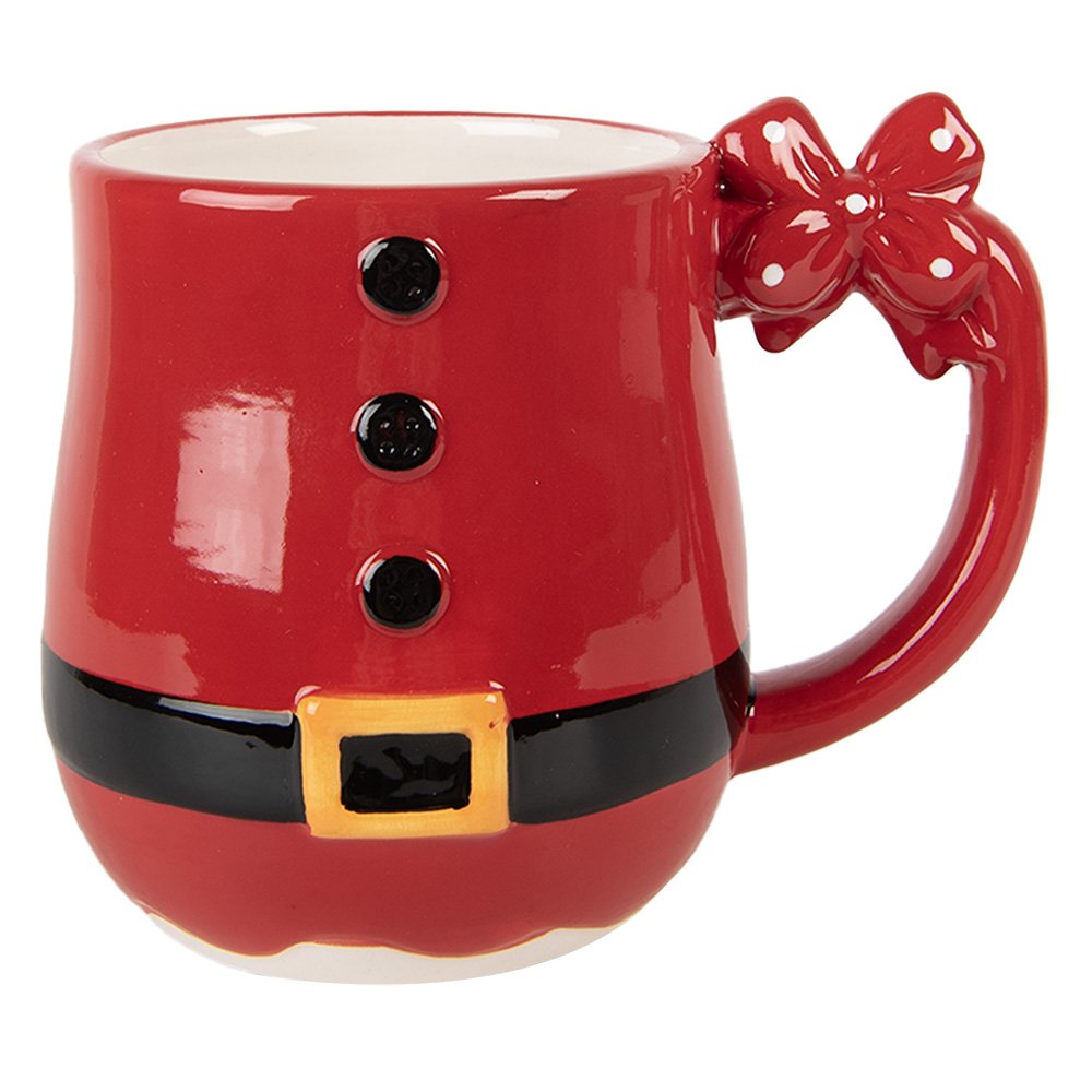 Mok Kerstman 400 ml Rood Keramiek