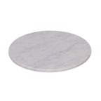 Marmer dienblad rond Ø30cm wit