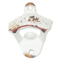 Flesopener 6x3x8 cm Wit IJzer Bieropener