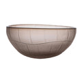 Krabi Vaas Carved beige h11,5 d26