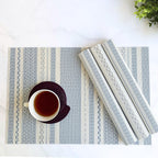 Eettafelplacemats – Geweven PVC-vinyl – Set van 4 – Antislip