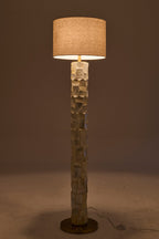 J-Line vloerlamp Pareleffect - schelpen - wit/beige