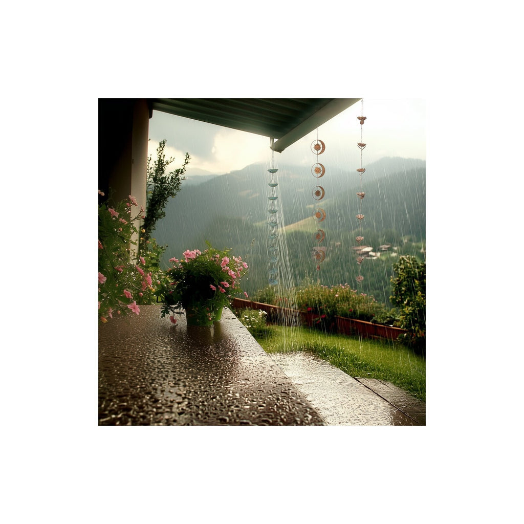 Regenketting, Nature's Melody, Gieter, 47129-3, lengte 104 cm