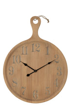 J-Line klok Plan Den - naturel - large - Ø 65.2 cm