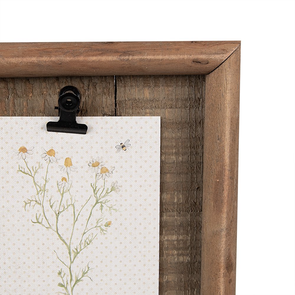 Fotolijst 16x3x21 cm Bruin Hout Fotohouder