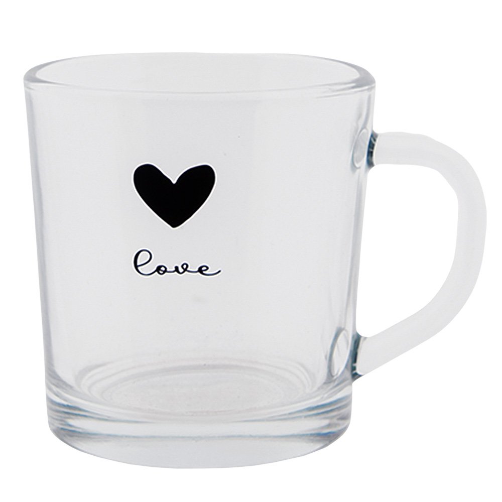 Theeglas 250 ml Glas Hart Theemok