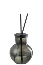 J-Line geurolie + stokjes Deksel Olive & Frank Incense - glas - groen