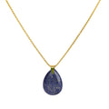 Louiz Ketting met Lapis Lazuli bedel