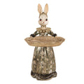 Decoratie Beeld Konijn 29 cm Beige Kunststof