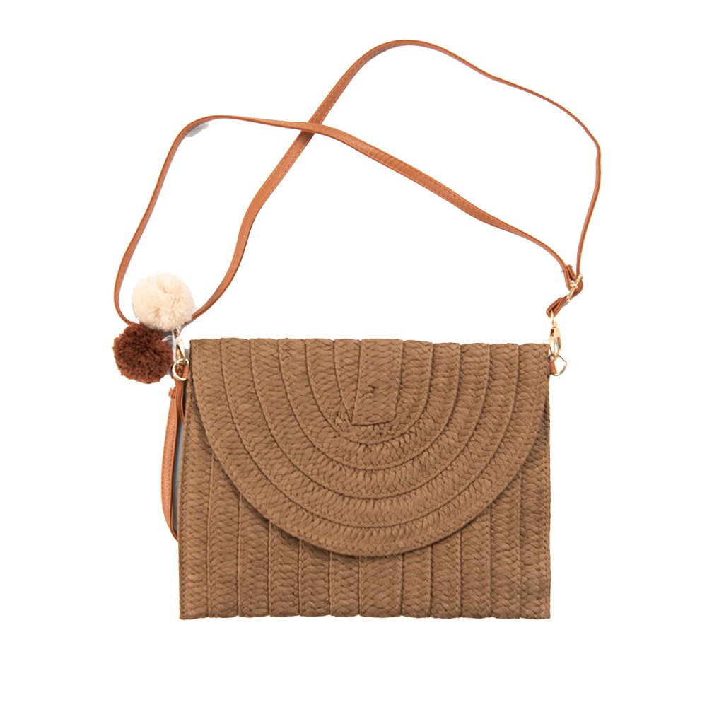 Handtas Dames Bruin, Polyester 27x3x20 cm