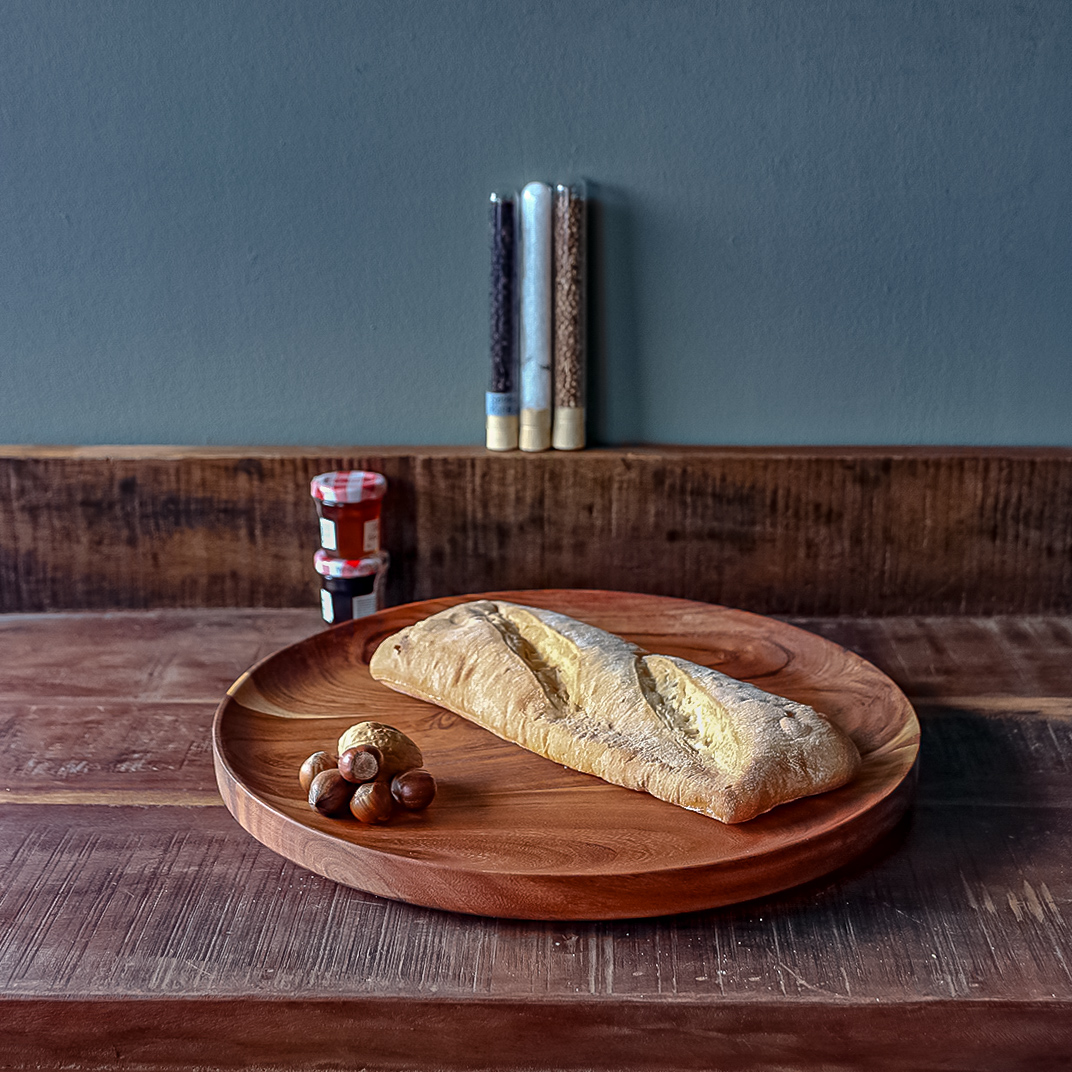Acaciahouten decoratief bord