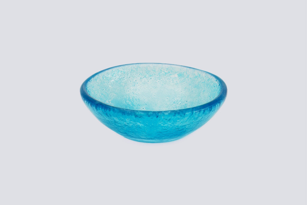 Eénkleurige schaal XS 9x4 turkoois