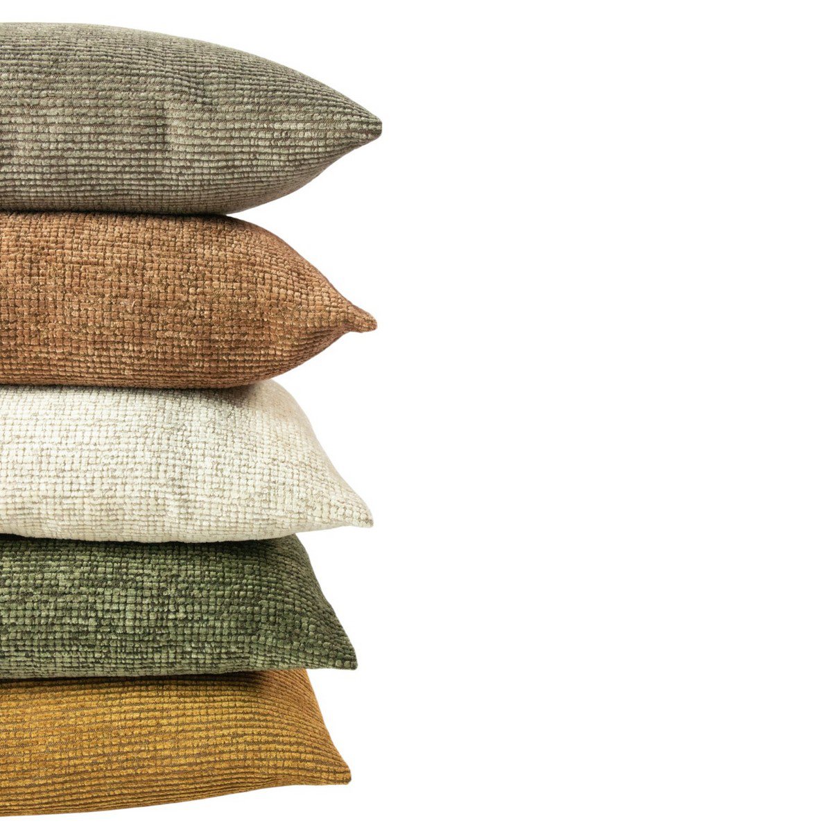 Kussen Barones krullend taupe gemêleerd 45x45cm