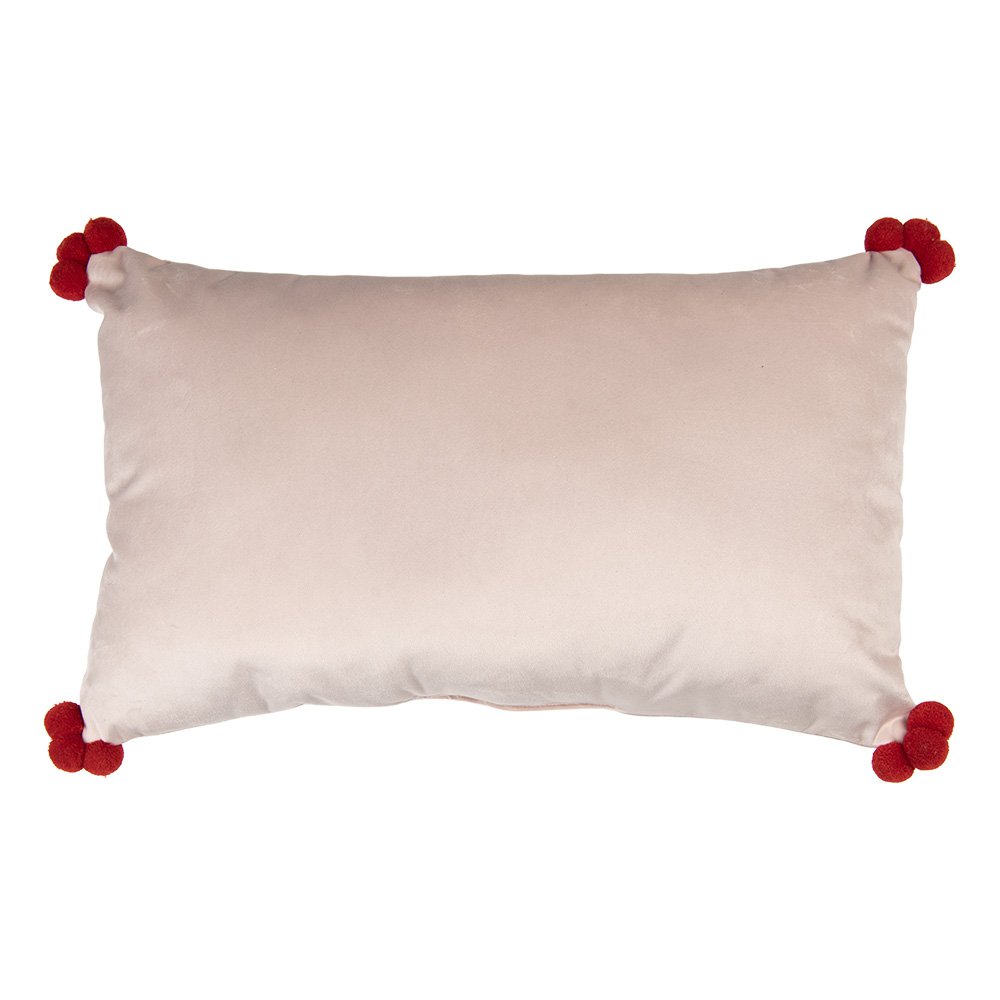 Sierkussen 50x30x4 cm Beige Polyester Kerstboom