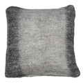 *kussen wol look gemeleerd grijs 45x45cm*