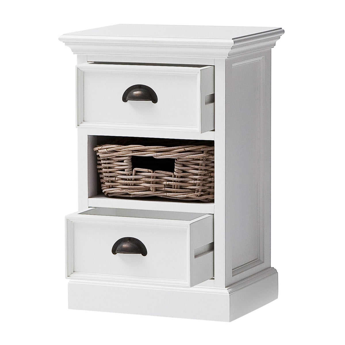 Ladenkastje wit - 60hx40bx30 diep - 3 laden