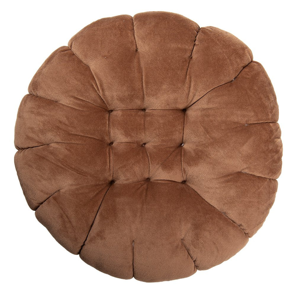 Sierkussen Ø 40x10 cm Bruin Polyester