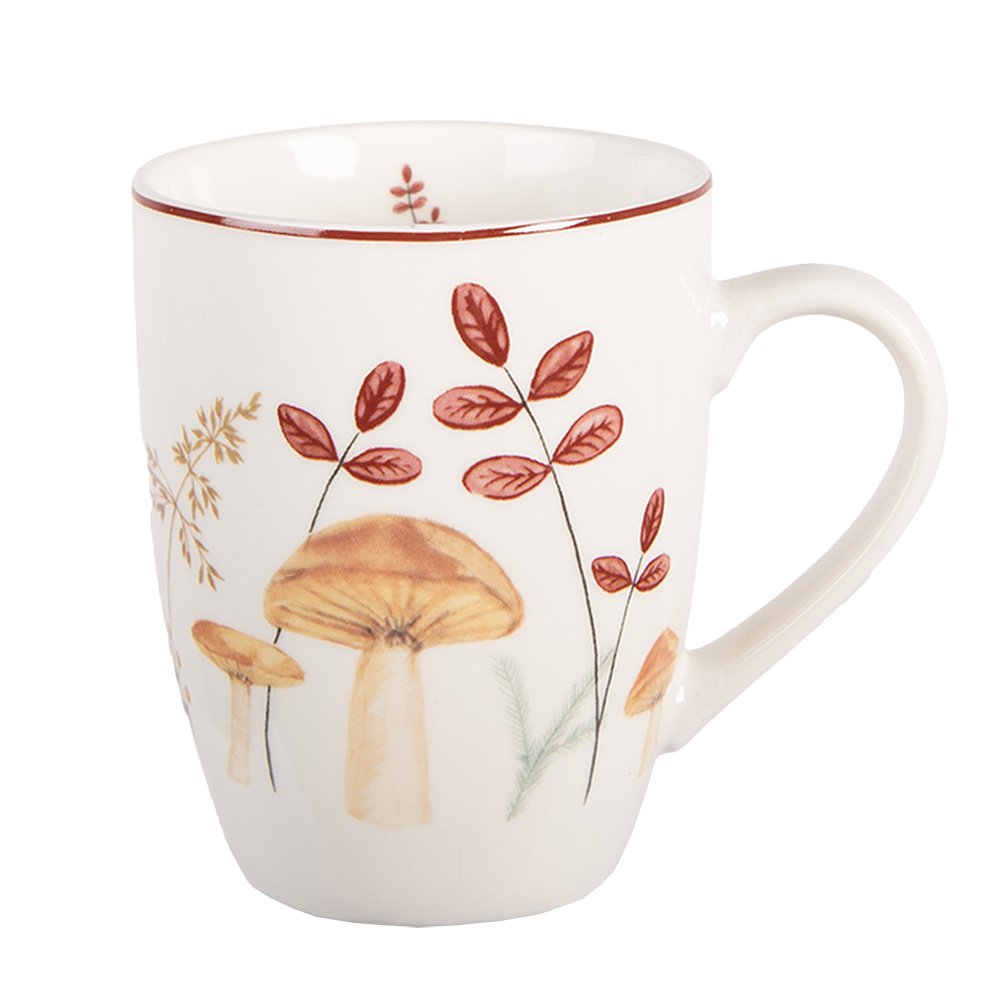 MOK 350 ml Beige Porselein Paddenstoelen
