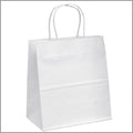 Papieren tas XL – Wit (100 stuks)