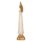 Decoratie Beeld Engel 27x18x78 cm Beige Kunststof