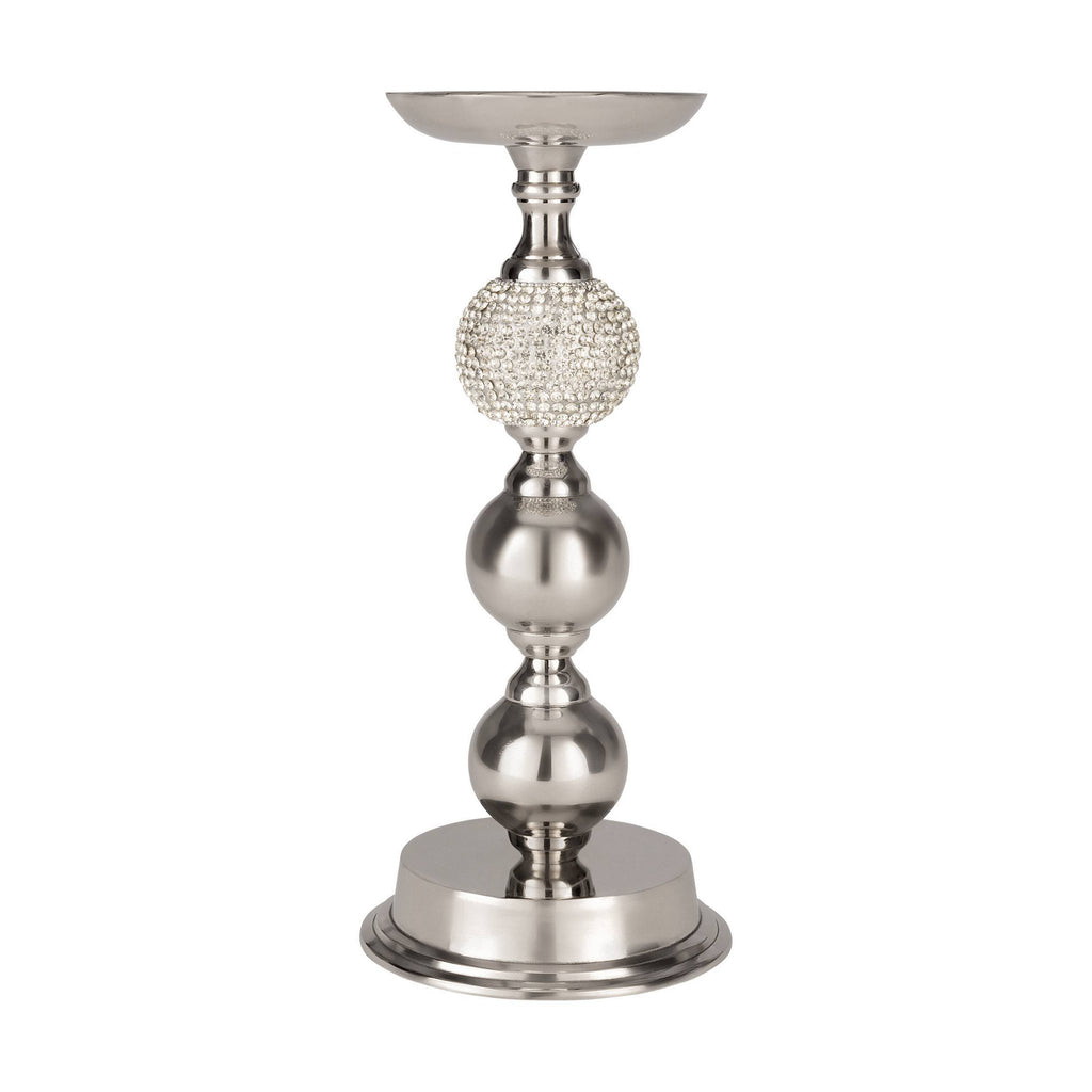 Kandelaar Kisyk Zilver 15x36 cm