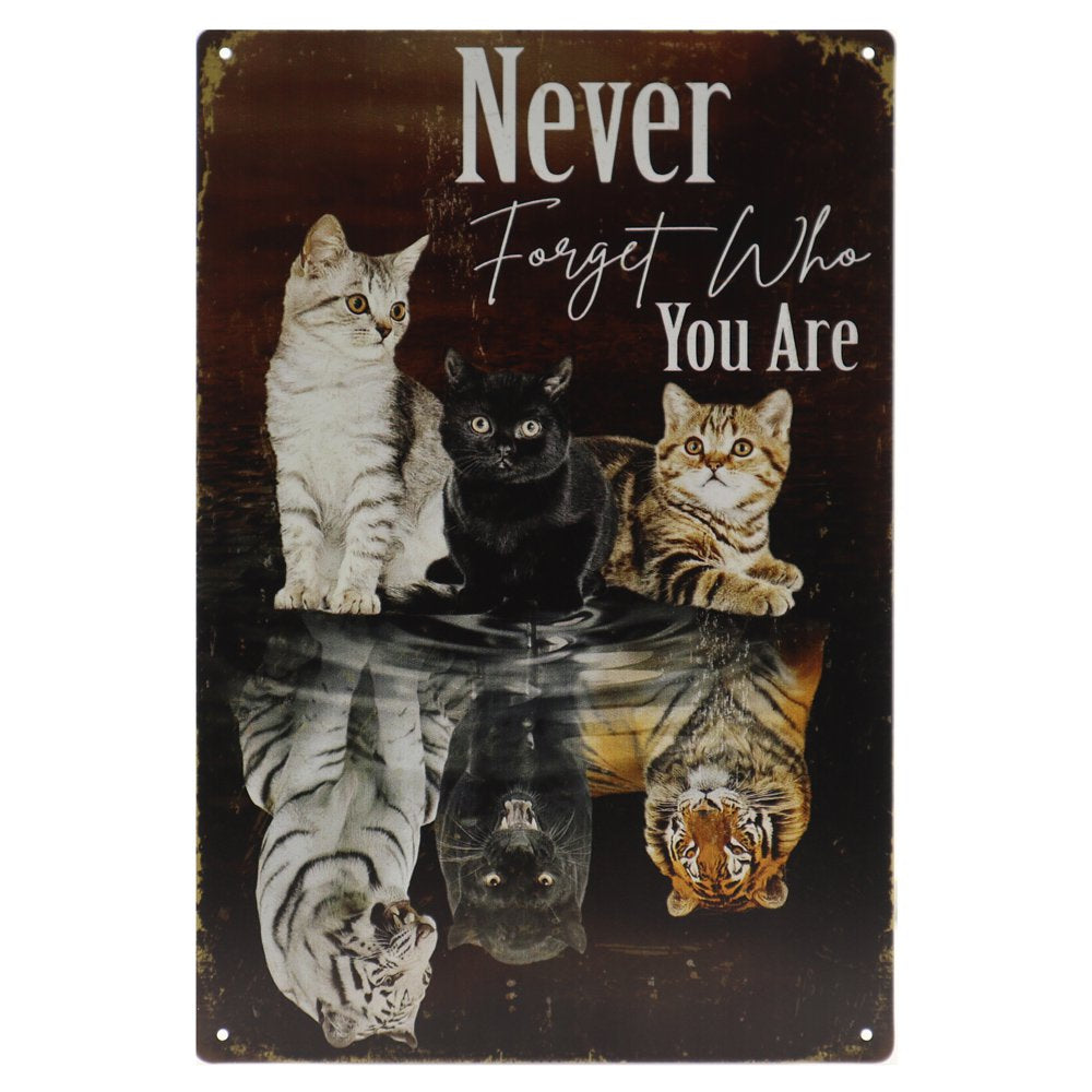 Katten Retro Wandbord 30x20