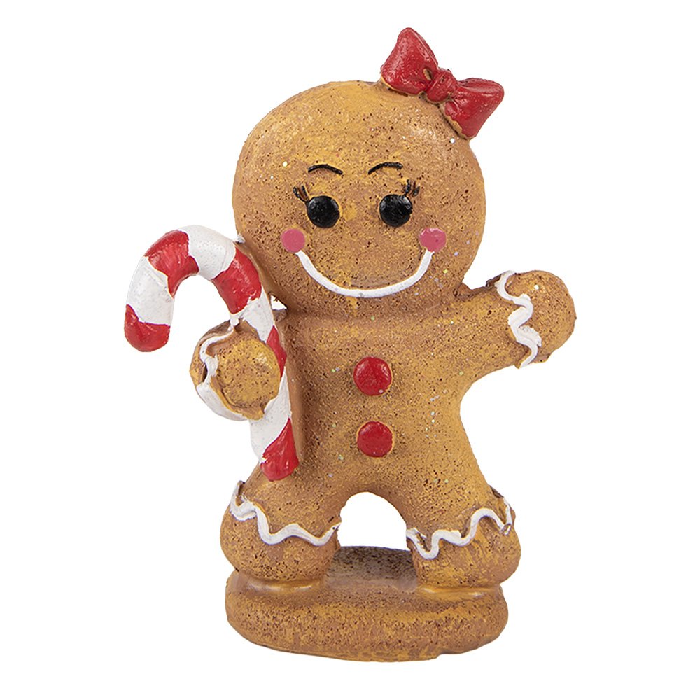 Kerstdecoratie Beeld 11x5x15 cm Bruin Polyresin