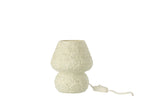 J-Line tafellamp Mozaïek - glas - wit/lichtgroen - S