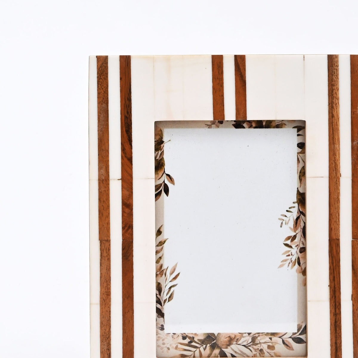 Moderne gestreepte fotolijst van hars - Elegant meerkleurig decor