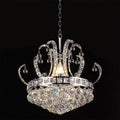 Kroonluchter Ø 50x43/168 cm Zilverkleurig IJzer Hanglamp