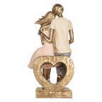 Decoratie Beeld 14x12x28 cm Goudkleurig Kunststof