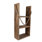 Wandrek 28x16x59 cm Bruin Hout Muurrek