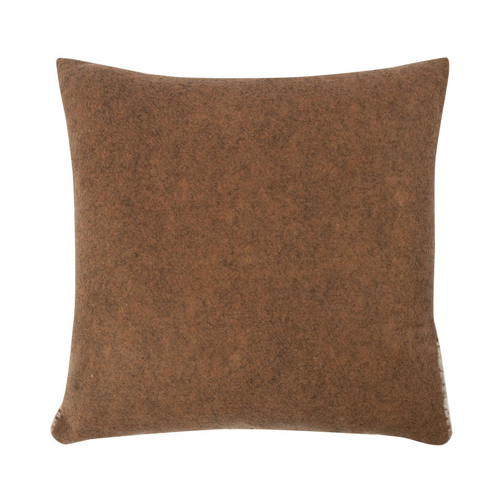 Sneeuwman kussen rood bruin 40x40cm