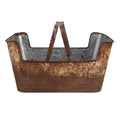 Planthouder 45x28x23 cm Bruin IJzer Bloempot Binnen