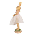 Beeld Konijn 21 cm Bruin Polyresin Paasdecoratie