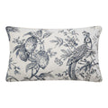 Breeze Kussen oasis wit blauw 30x50 cm