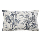 Breeze Kussen oasis wit blauw 30x50 cm