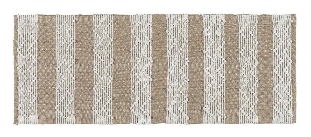 Handgeweven katoenen vloerkleed – exportkwaliteit – 2x5 ft (60x152 cm)