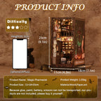Cutebee, DIY Booknook, The Magic Pharmacist, SZ05B, 18x11x23cm
