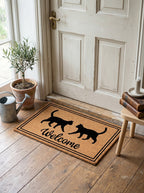 Deurmat Bruin Kokos Katten