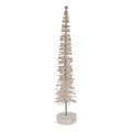 Kerstdecoratie Beeld Kerstboom Ø 6x30 cm Beige Hout