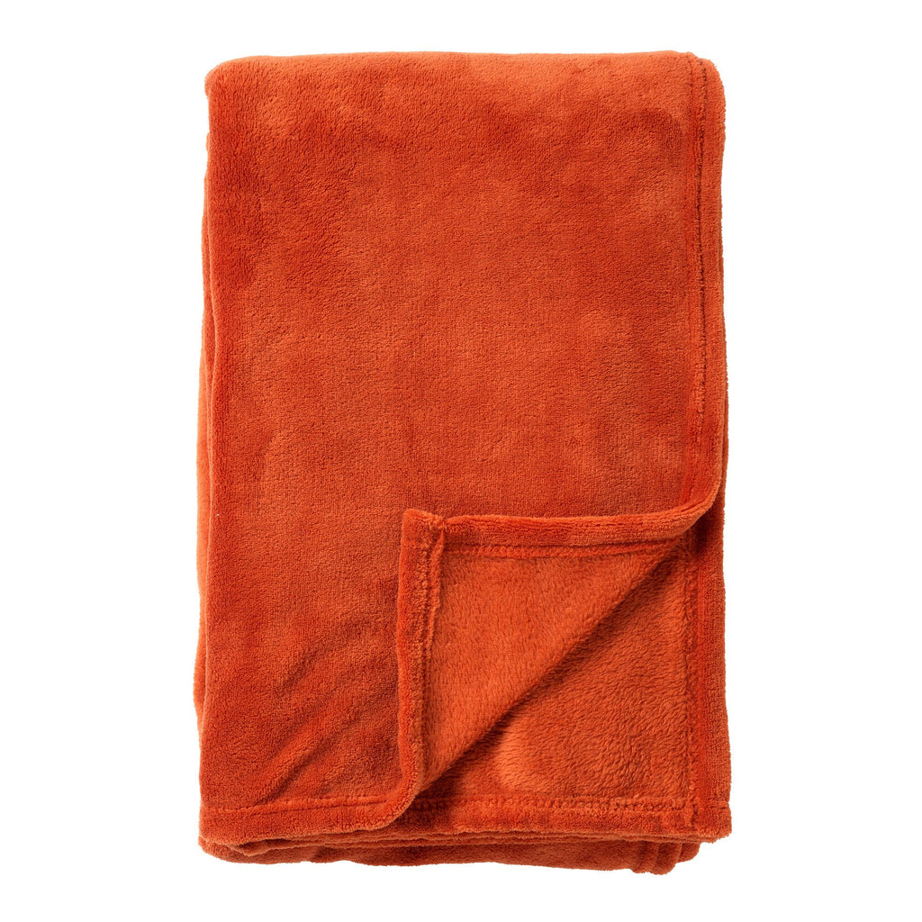 Dutch Decor Harvey - Plaid 150x200 cm - Potters Clay - oranje-terracotta