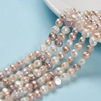 Zoetwaterparel Nugget armband seashell