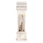Kerstdecoratie met LED-verlichting en muziek 22x7x25 cm / 3xAA Wit Kunststof