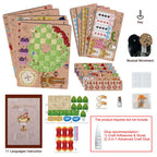 Tonecheer, Muziekdoosje, DIY 3D Houten Puzzel, Alice's Tea Party, TQ073, 13,7x13,2x20,9cm
