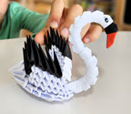 3D Model Origami Zwaan- Papier