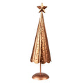 Kerstdecoratie Kerstboom 38 cm Koperkleurig IJzer
