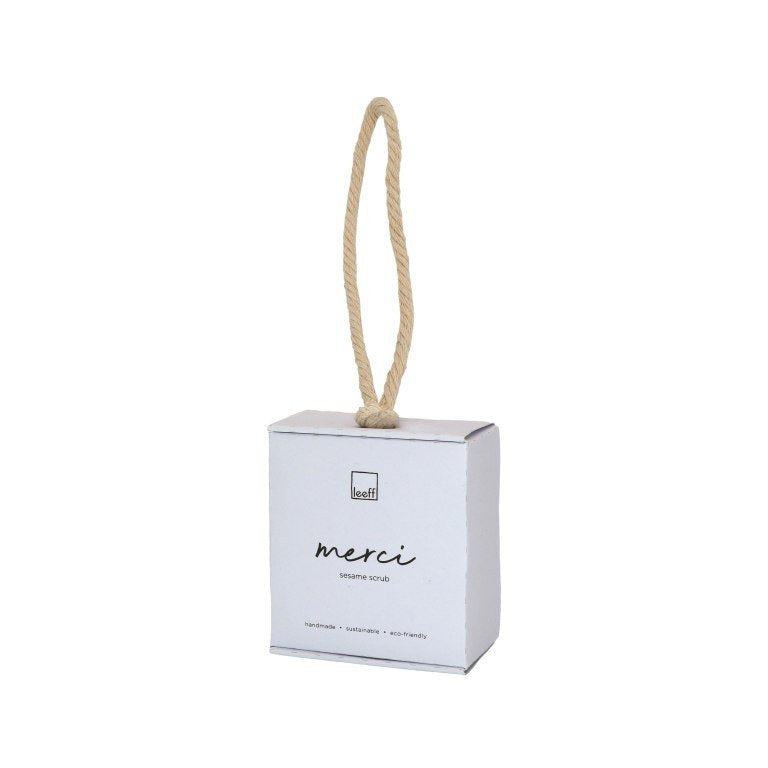 Leeff Soap bar with rope sesame scrub - Merci