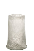 J-Line lantaarn Suiker Glas Wit Groot