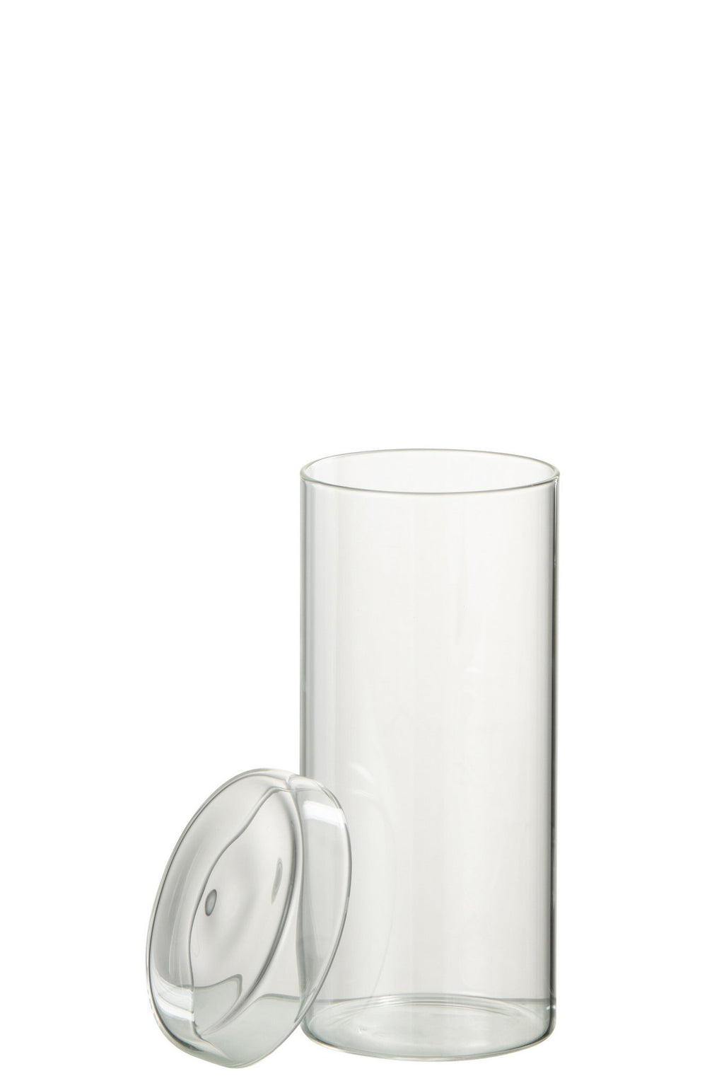J-Line voorraadpot Lisa - glas - transparant - medium